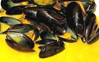 Mejillones al Azafrán del Gâtinais